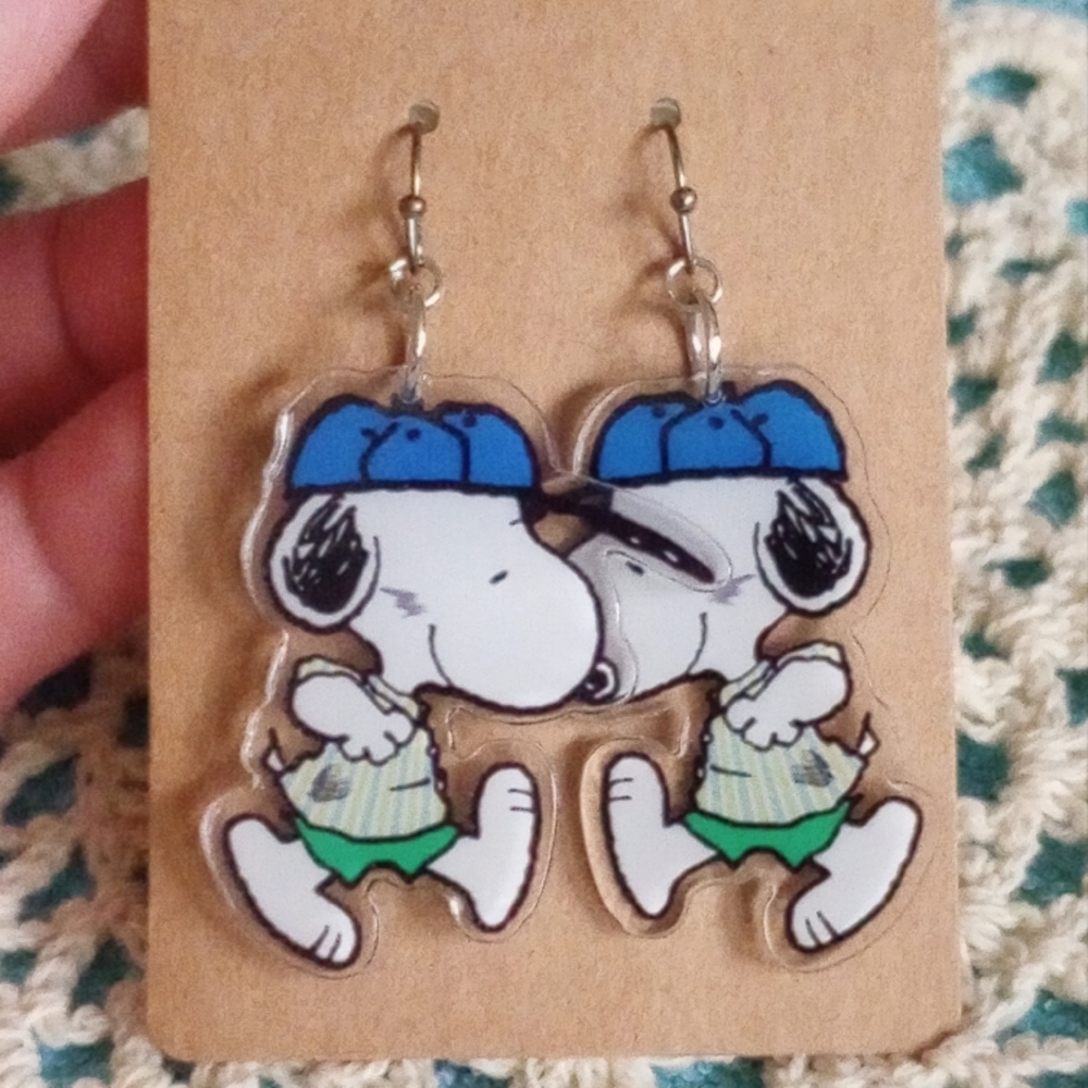 Snoopy Cartoon Earrings
